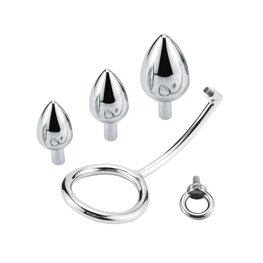 Anal Stainless with Set Steel Ring DiscreetChoice Cock Hook 4663 0620